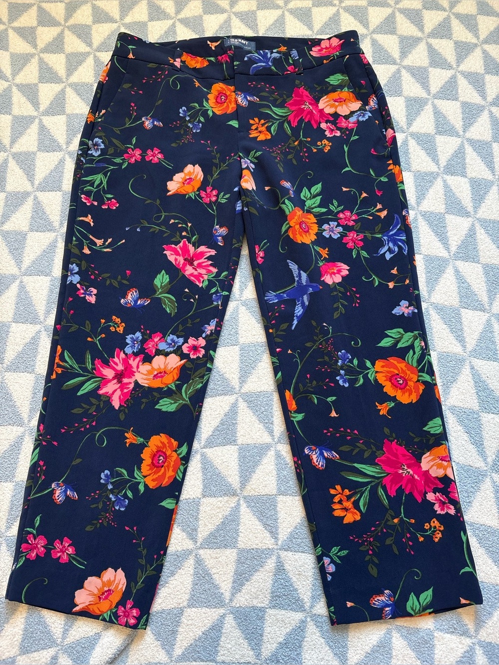 Old Navy Floral Print Pants - Bright Multi